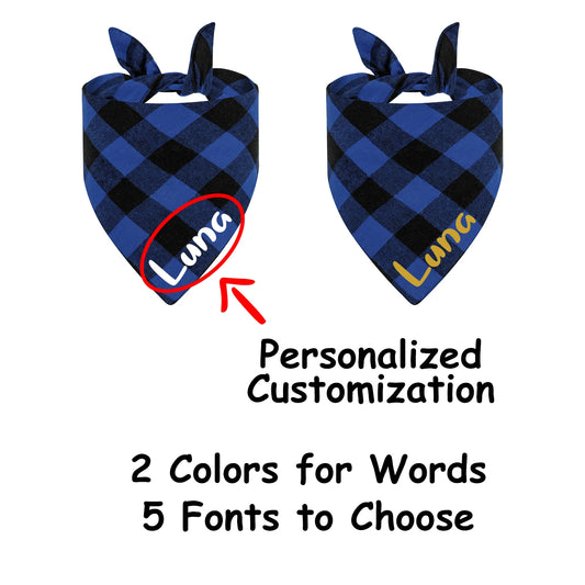 Customized Plaid scarf