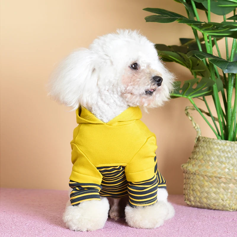 Stripe Puppy Sweatshirt
