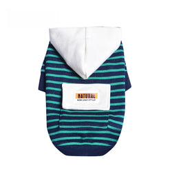 Stripe Puppy Sweatshirt