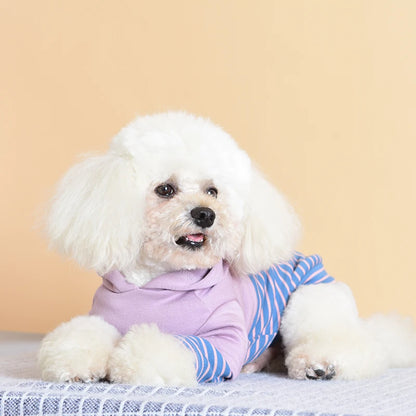 Stripe Puppy Sweatshirt