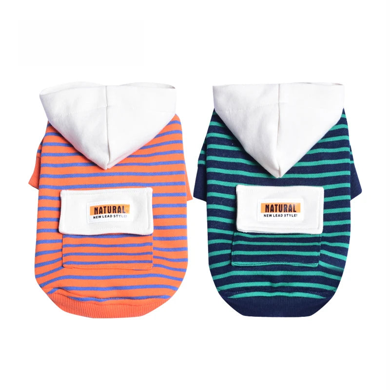 Stripe Puppy Sweatshirt