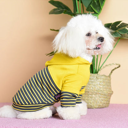 Stripe Puppy Sweatshirt