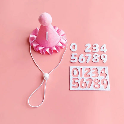 Cat Birthday Scarf Hat