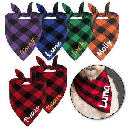 Customized Plaid scarf