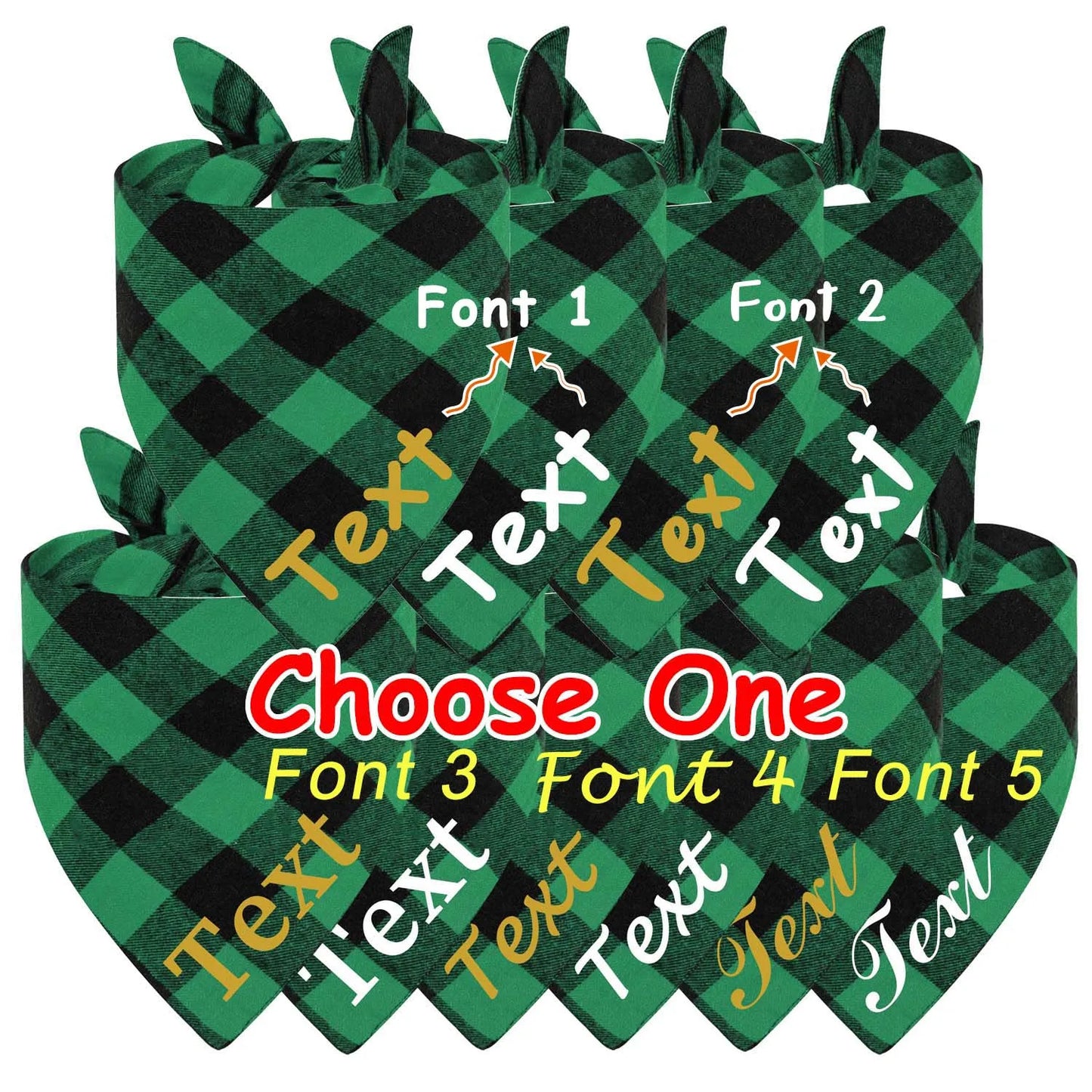 Customized Plaid scarf