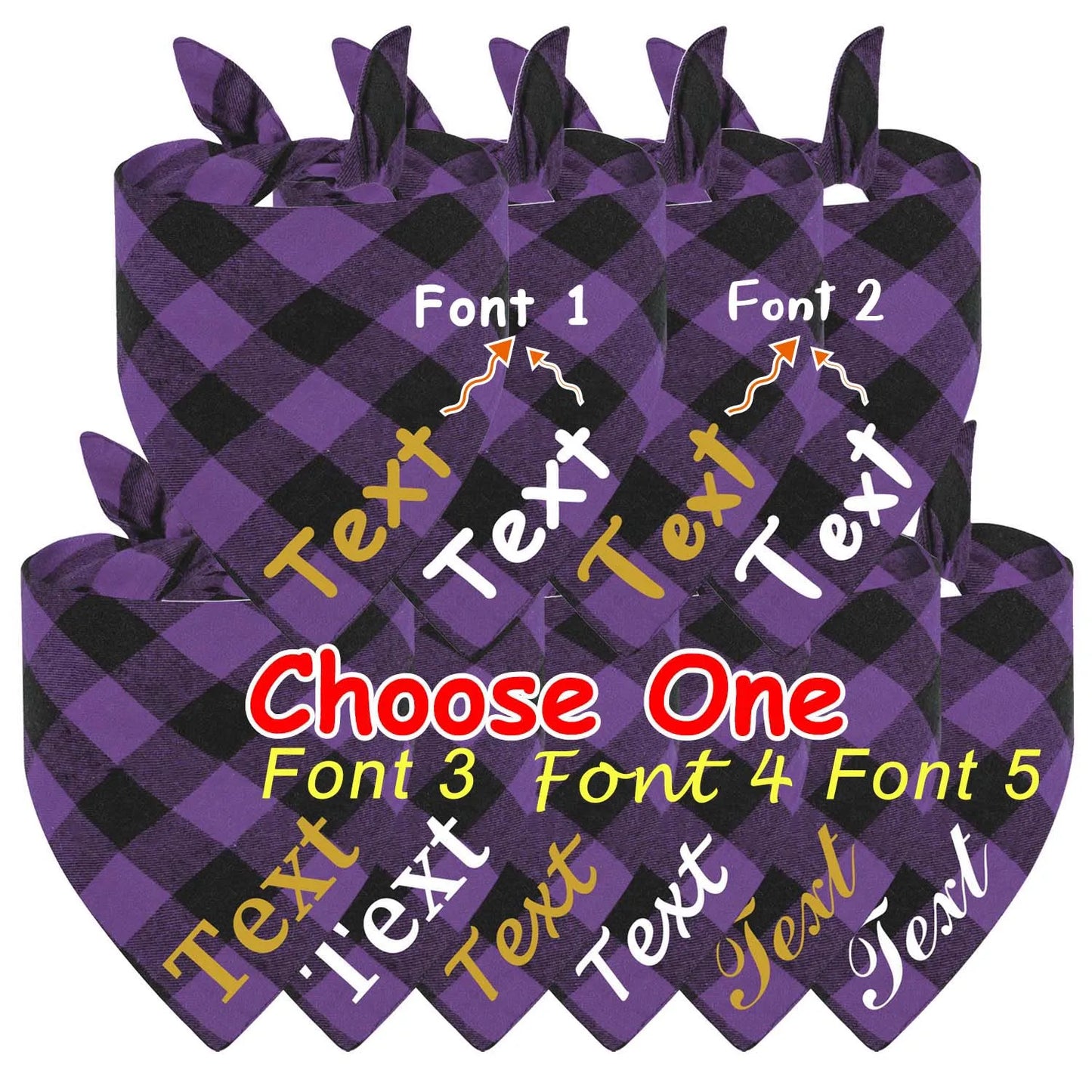 Customized Plaid scarf