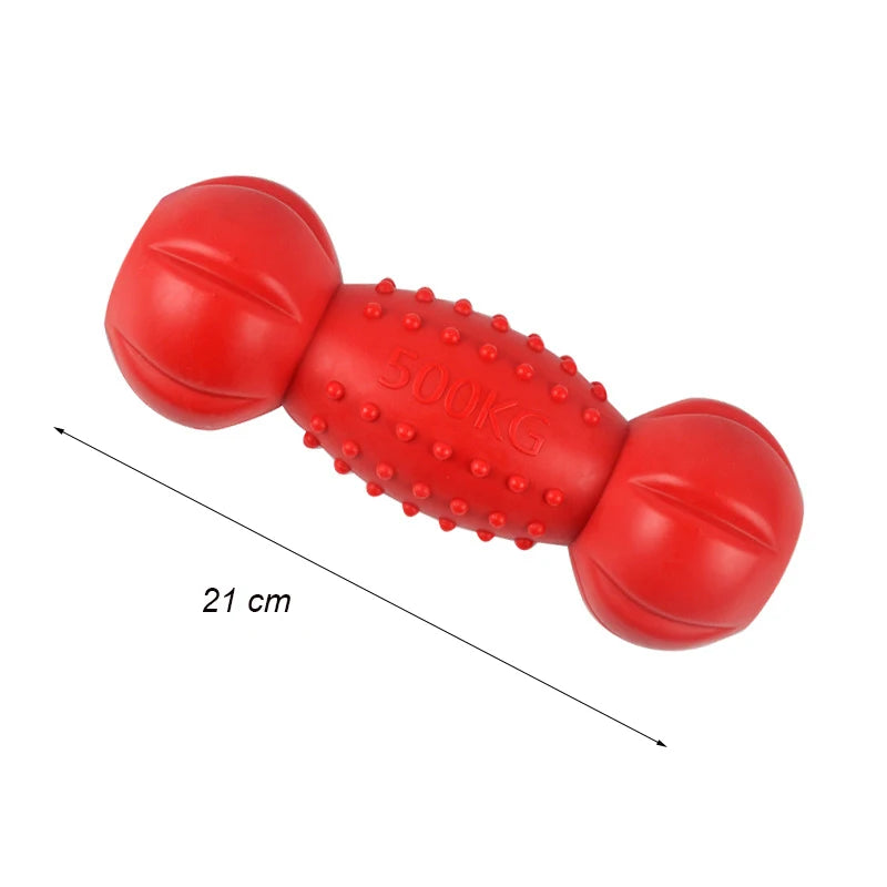 Red chew toy