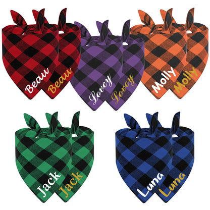 Customized Plaid scarf