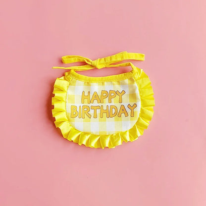 Cat Birthday Scarf Hat