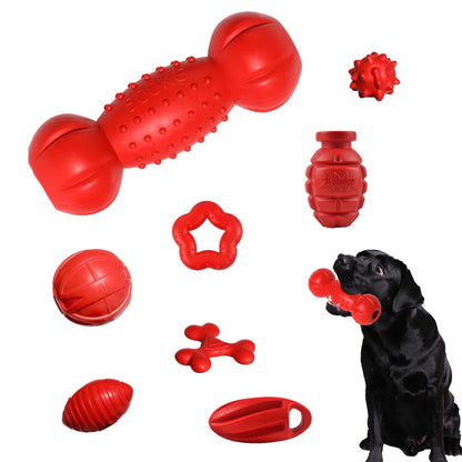 Red chew toy