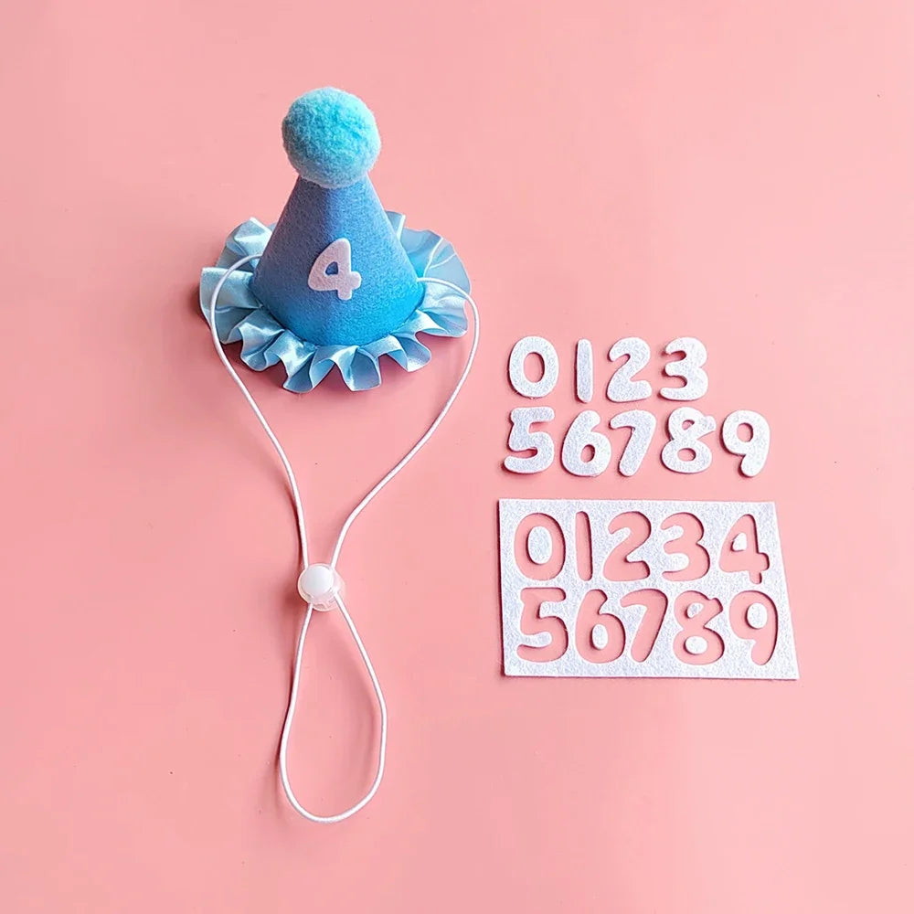 Cat Birthday Scarf Hat