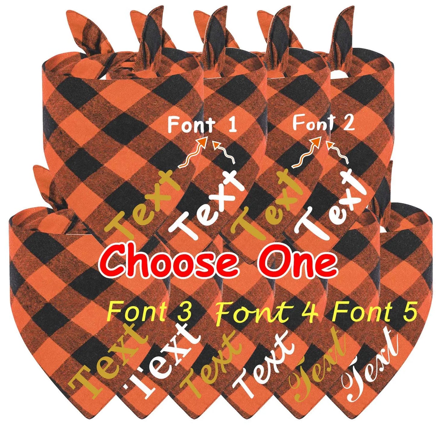 Customized Plaid scarf