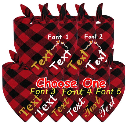 Customized Plaid scarf