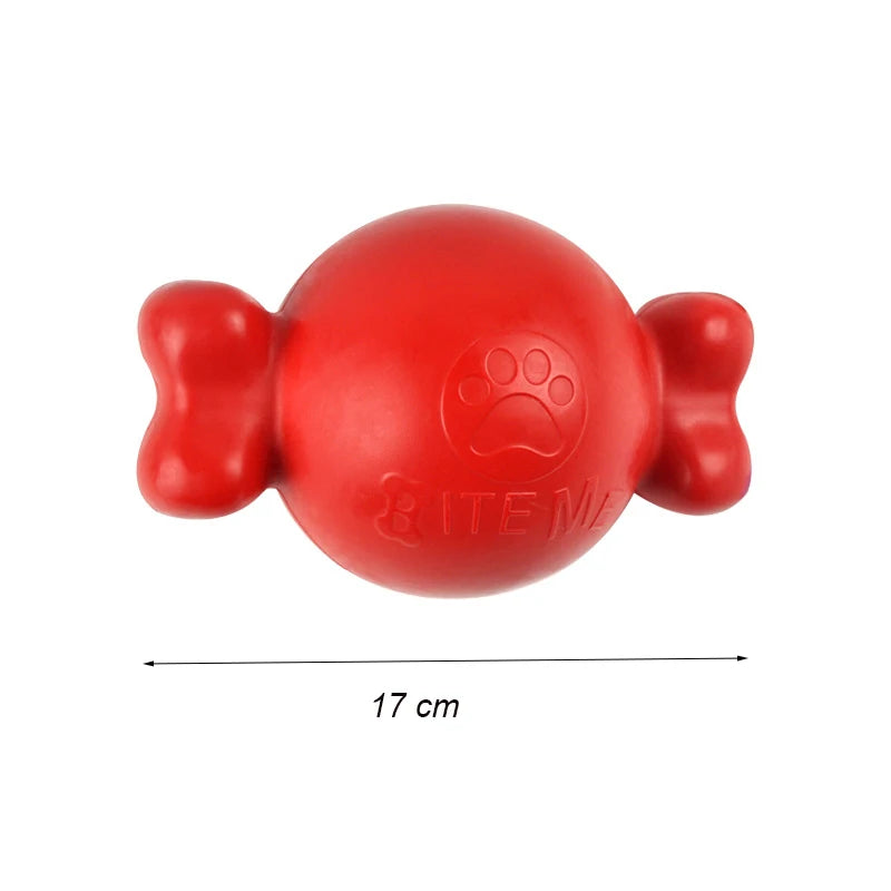 Red chew toy