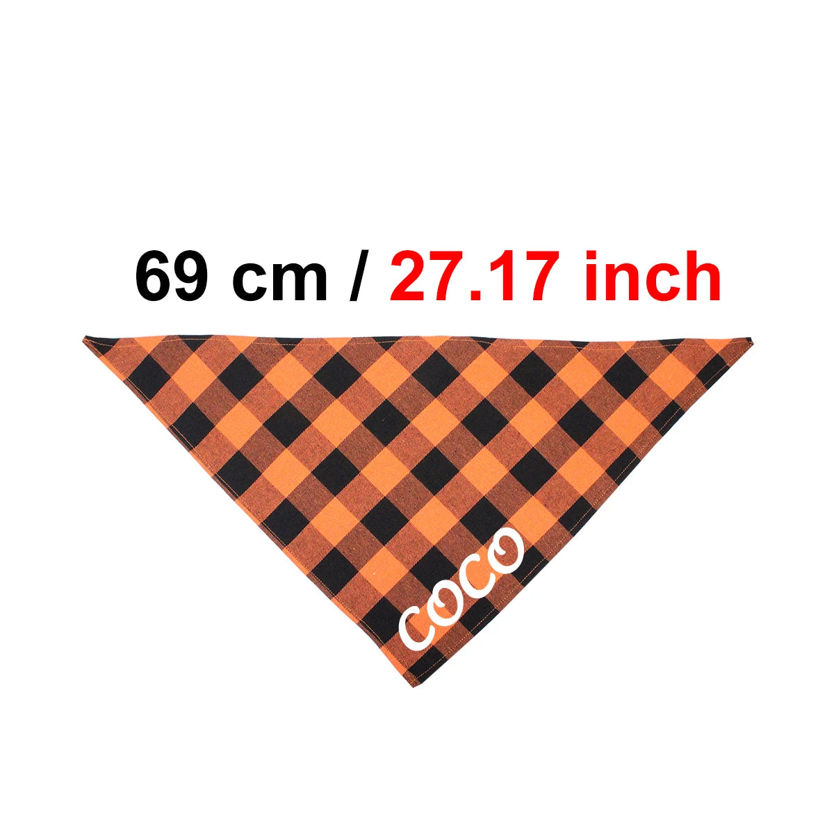 Customized Plaid scarf